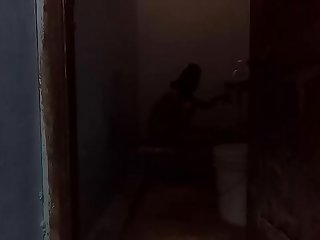 Desi wife Tempting Herself In Bathroom & pissing toilet