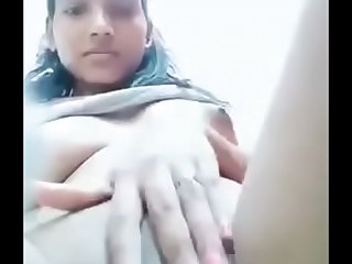 Indian Innocent teen making vedio for bf